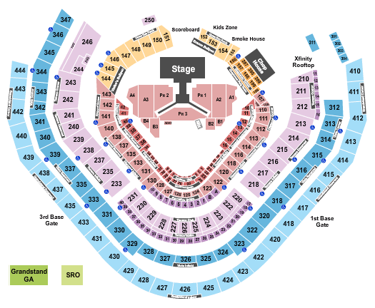 Truist Park Stray Kids Seating Chart